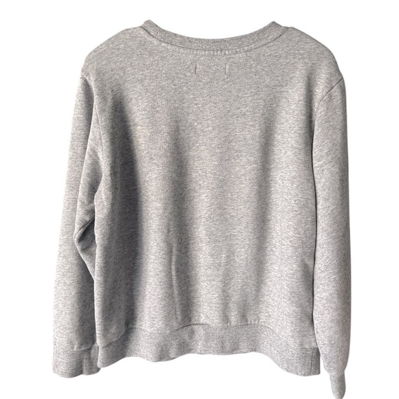 Tout A' Coup 100% Cotton Crew Neck Long Sleeve Light Fleece Lined Sweatshirt M - Picture 4 of 6